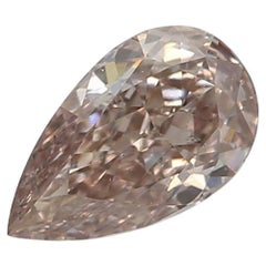 GIA Certified 0.25 Carat Fancy Pinkish Brown SI2 Clarity Diamond