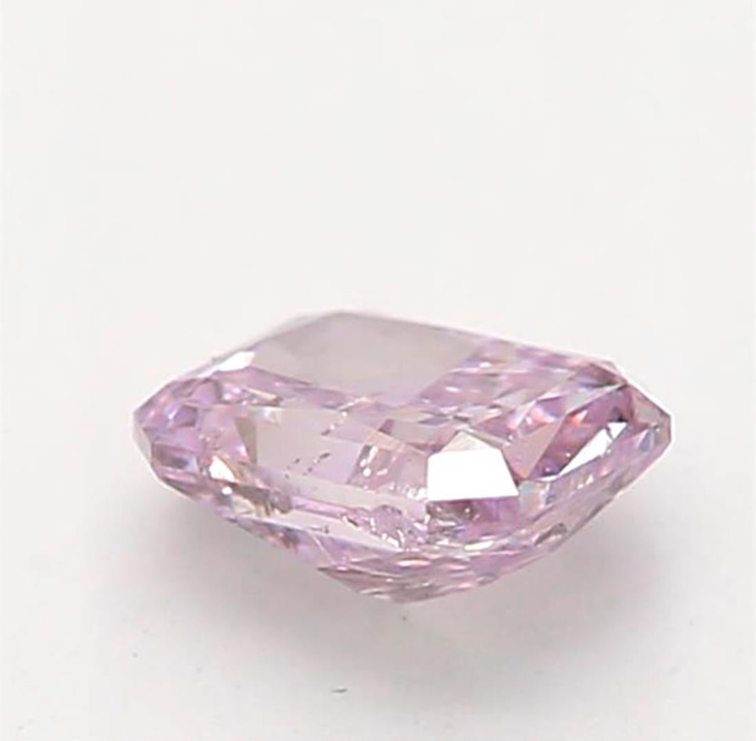 GIA Certified 0.25 Carat Fancy Pinkish Purple I2 Clarity Diamond In New Condition For Sale In บางรัก, TH
