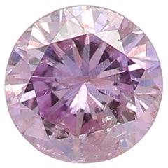 GIA Certified 0.25 Carat Fancy Purple Pink I2 Clarity Diamond