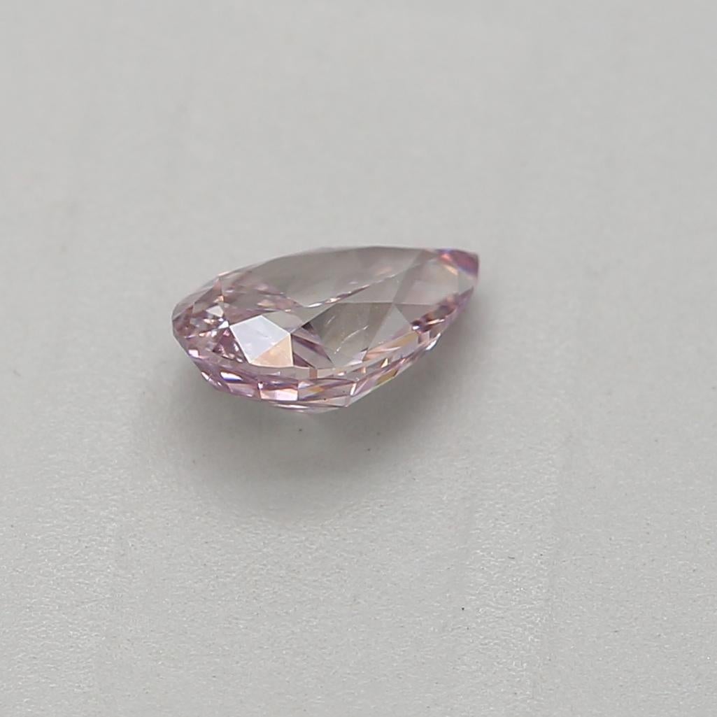Women's or Men's GIA Certified 0.25 Carat Fancy Purple Pink SI2 Clarity Diamond For Sale
