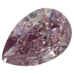 Diamante certificado por GIA de 0,25 quilates Fancy Purple Pink SI2 Clarity