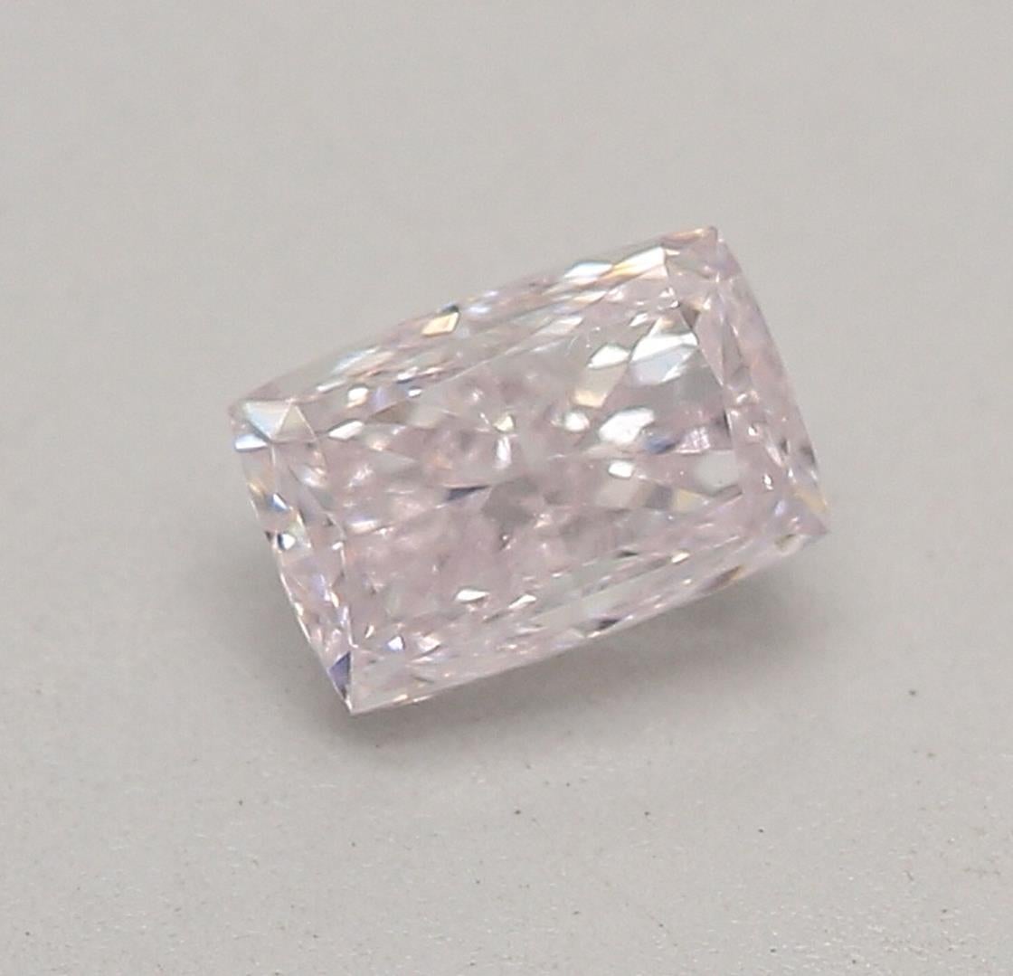 Certificate: GIA 
Report Number: 6422184861
Shape And Cut: Cushion
Carat Weight: 0.25 carat
Measurements: 4.07 x 2.80 x 2.22 mm
Color Grade: Very Light Pink

FEATURES OF THE DIAMOND:

This Very Light Pink Diamond is with a subtle, soft pink hue,