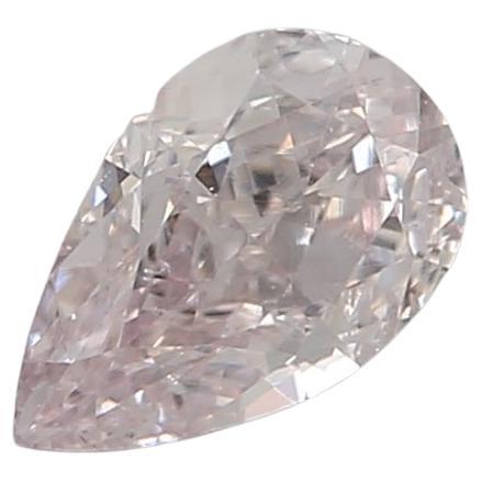 Diamante certificado por GIA de 0,25 con claridad SI1 y color rosa claro