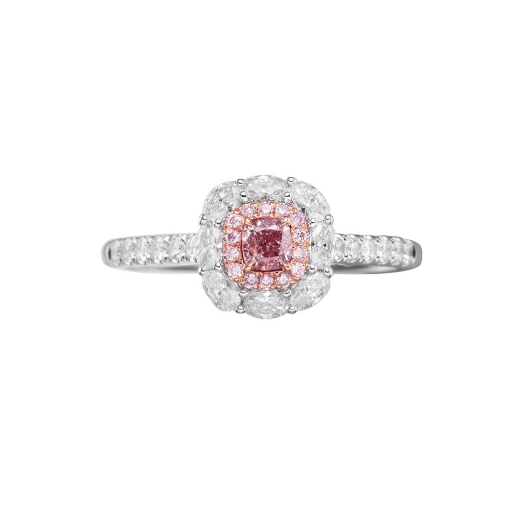 GIA Certified Fancy Light Purplish Pink Diamond Engagement Ring

Introducing an exquisite ladies' diamond ring that exudes elegance and luxury, perfect for marking special occasions or as a timeless piece of everyday sophistication. This stunning