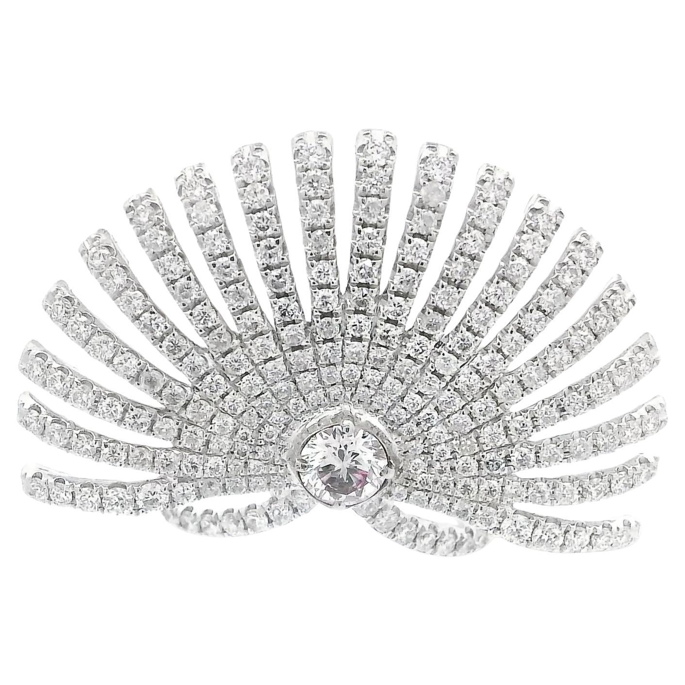 GIA Certified 0.26 Carat Faint Pink VS1 Clarity Diamond Ring For Sale