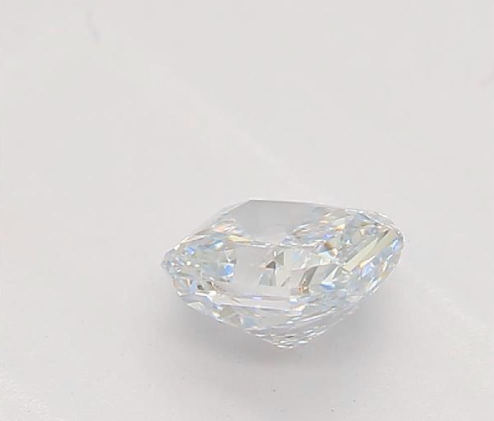 Radiant Cut GIA Certified 0.26 Carat Fancy Light Blue VS2 Clarity Diamond For Sale