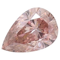 GIA Certified 0,27 Carat Fancy Brownish Pink I1 Clarity Diamante certificato 0,27 Carat Fancy Brownish Pink I1 Clarity