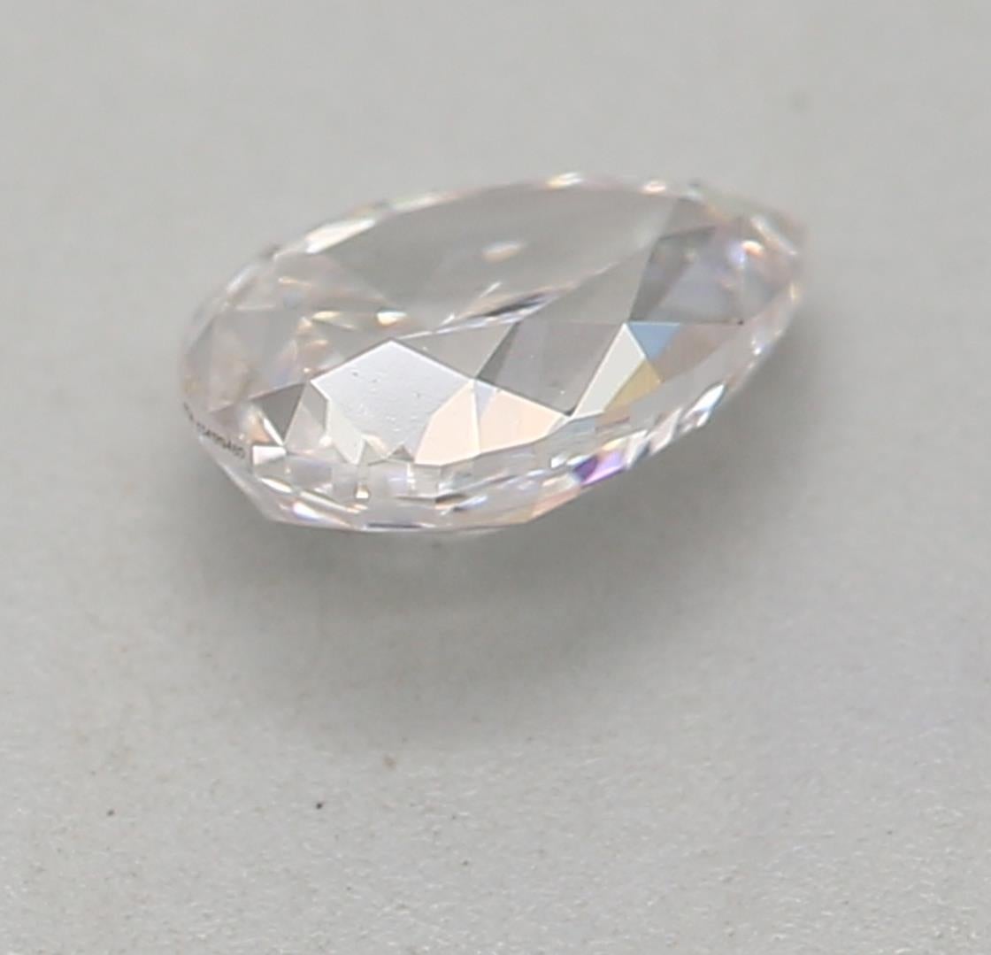 Diamante certificato GIA da 0,28 carati di colore rosa tenue con purezza SI1 In condizioni Nuovo in vendita a บางรัก, TH