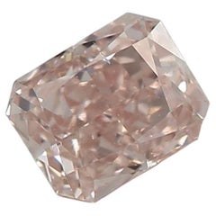 GIA Certified 0.28 Carat Fancy Brown Pink SI2 Clarity Diamond