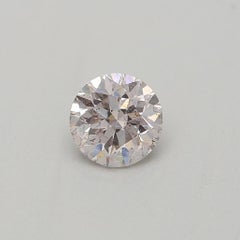 GIA Certified 0.28 Carat Light Pink I2 Clarity Diamond