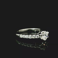 GIA Certified 0.30 Carat D Colour if Clarity Diamond Ring