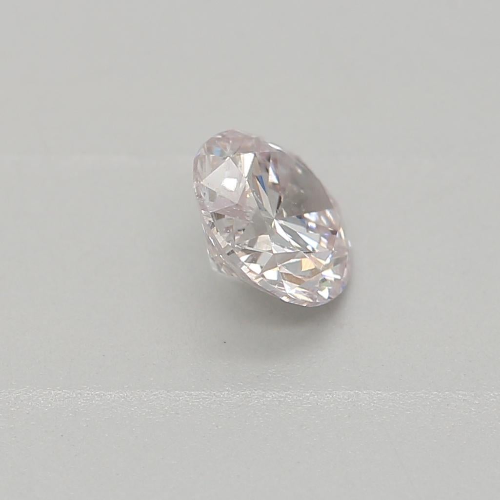 Women's or Men's GIA Certified 0.30 Carat Faint Pink I2 Clarity Diamond For Sale