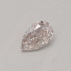GIA Certified 0.30 Carat Faint Pink SI1 Clarity Diamond