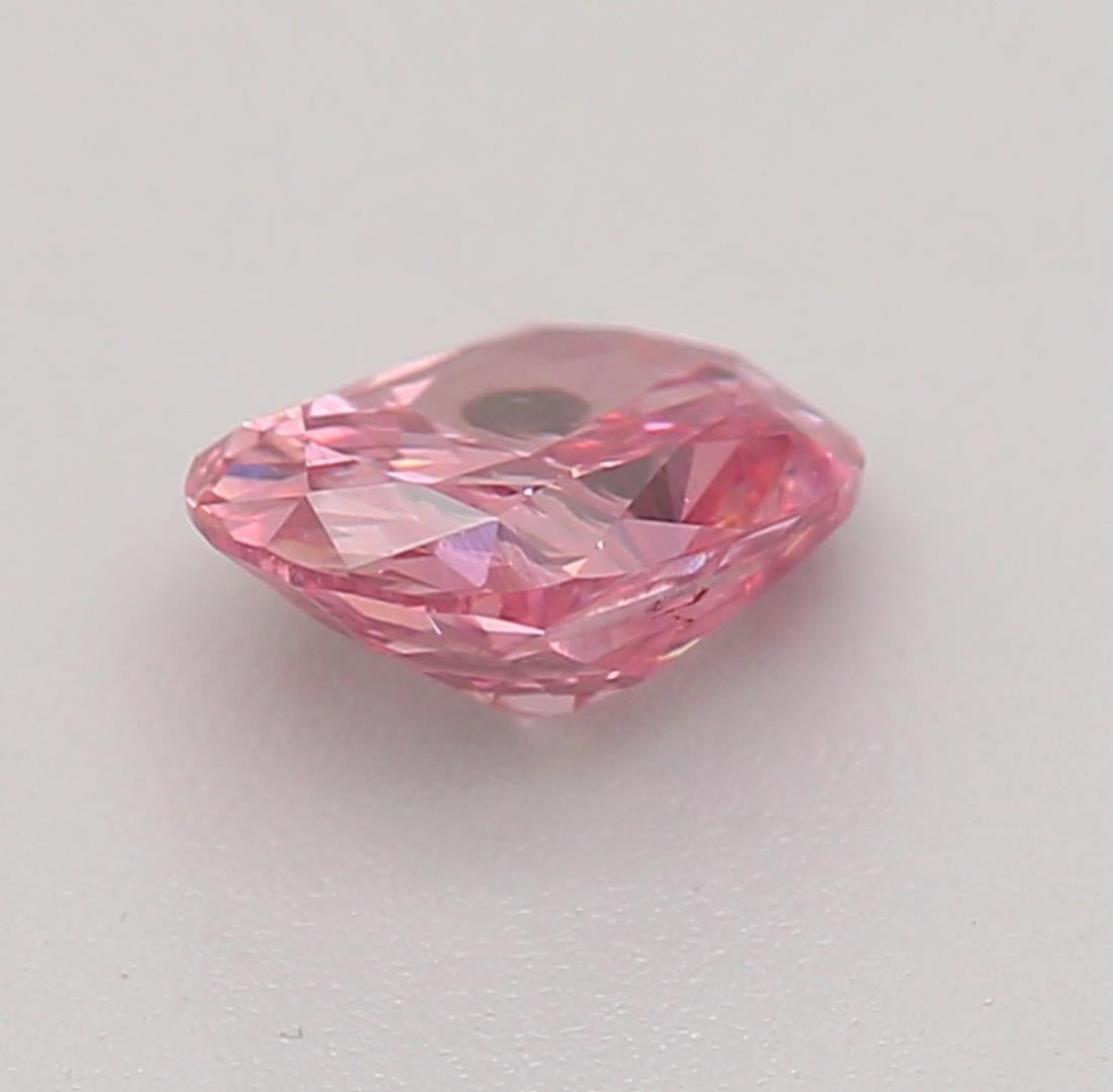 GIA Certified 0.30 Carat Fancy Deep Orangy Pink I1 Clarity Diamond In New Condition For Sale In บางรัก, TH