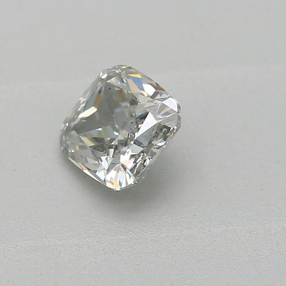 Cushion Cut GIA Certified 0.30 Carat Fancy Gray Green VS2 Clarity Diamond For Sale