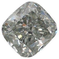 Diamante certificado por el GIA de 0,30 quilates de color verde grisáceo fantasía y claridad VS2