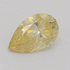 GIA Certified 0.30 Carat Fancy Light Brownish Yellow SI2 Clarity Diamond