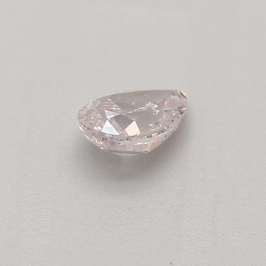 GIA Certified 0.30 Carat Light Pink I1 Clarity Diamond In New Condition For Sale In บางรัก, TH