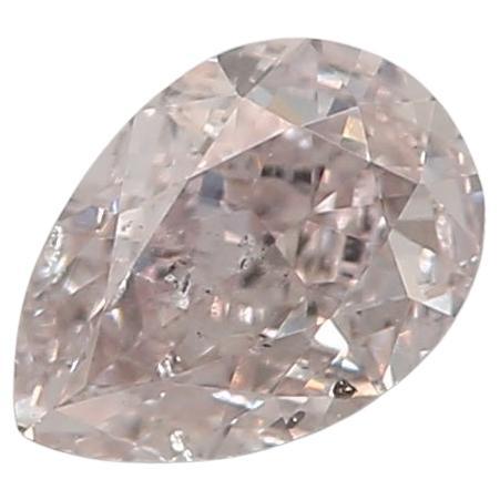 GIA Certified 0.30 Carat Light Pink I1 Clarity Diamond
