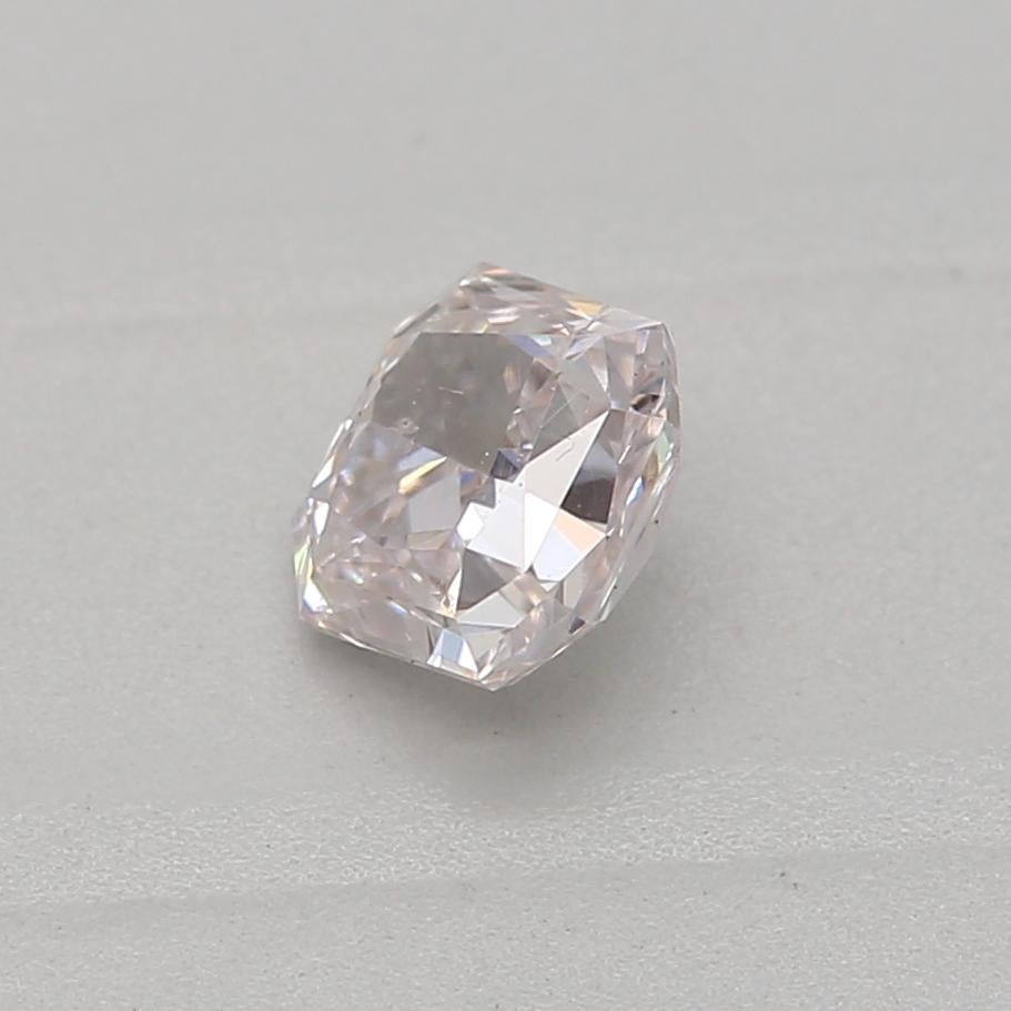 Radiant Cut GIA Certified 0.30 Carat Very Light Pink SI1 Clarity Diamond For Sale