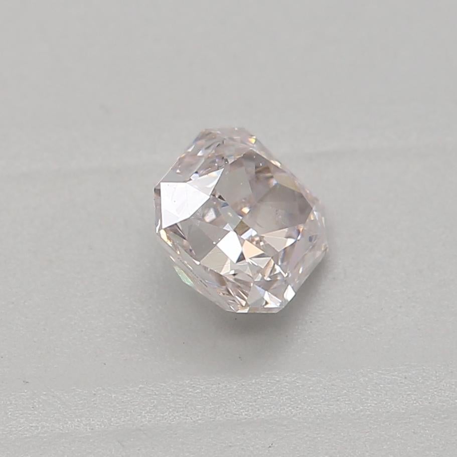 Women's or Men's GIA Certified 0.30 Carat Very Light Pink SI1 Clarity Diamond For Sale