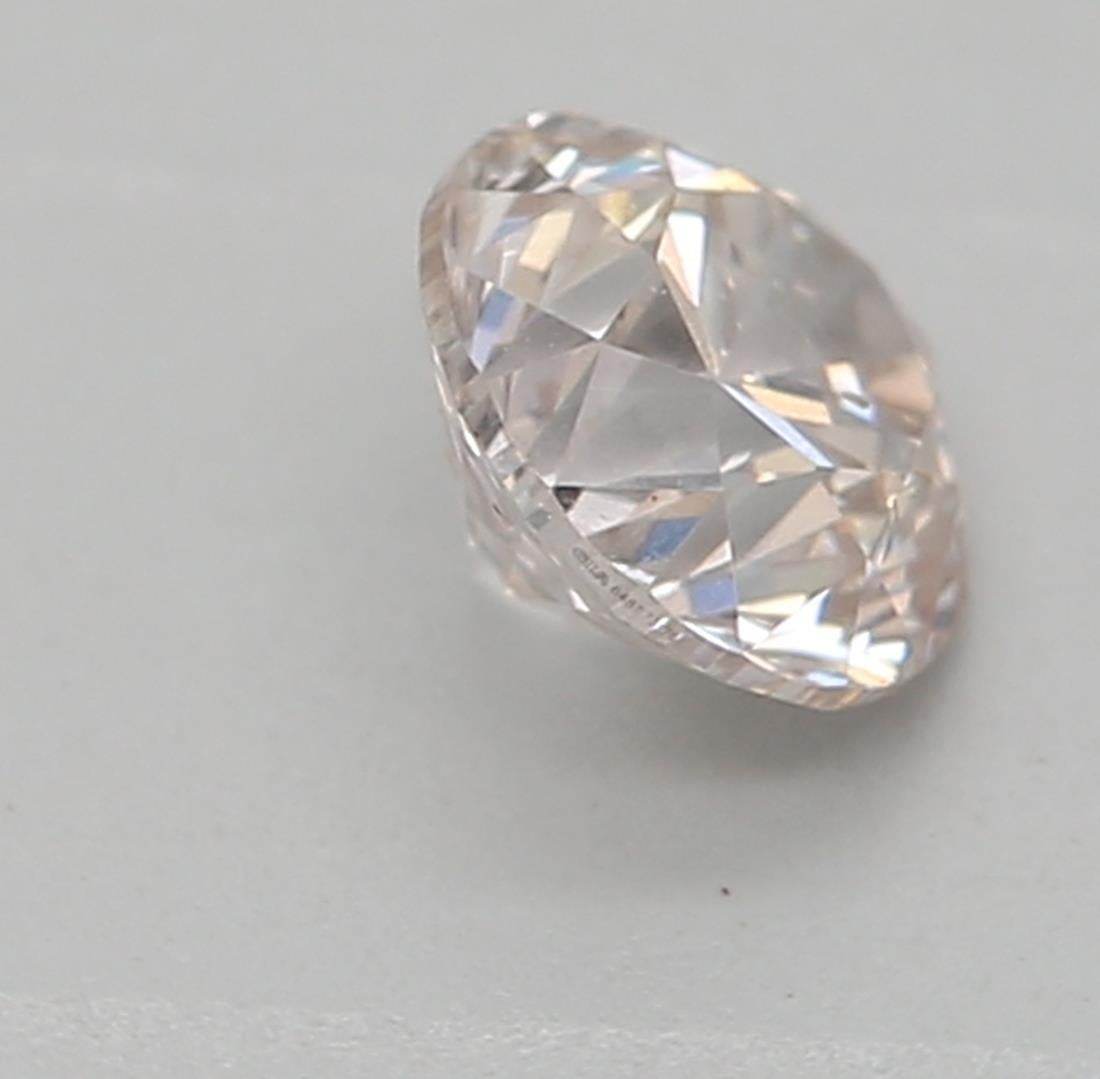 Diamant certifié GIA de 0,30 carat, de couleur brun rosé très clair, pureté SI2 Unisexe en vente
