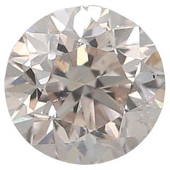 GIA Certified 0.30 Carat Very Light Pinkish Brown SI2 Clarity Diamond