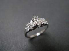 GIA Certified 0.30ct Marquise Diamond Unique Engagement Ring Handmade Modern