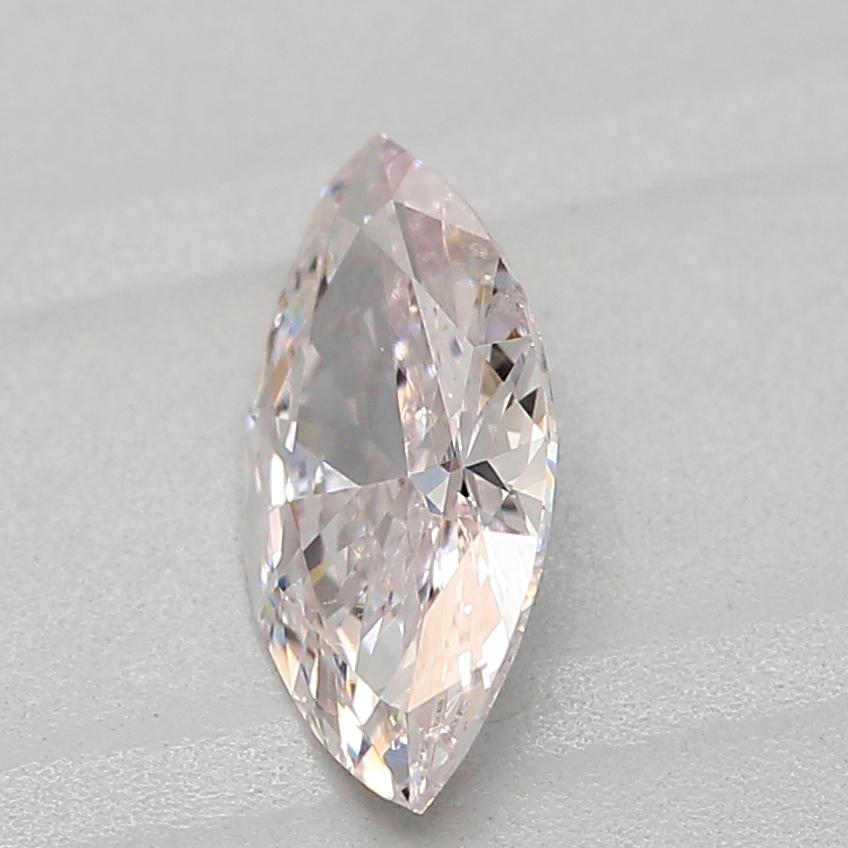 Marquise Cut GIA Certified 0.31 Carat Faint Pink SI2 Clarity Diamond For Sale