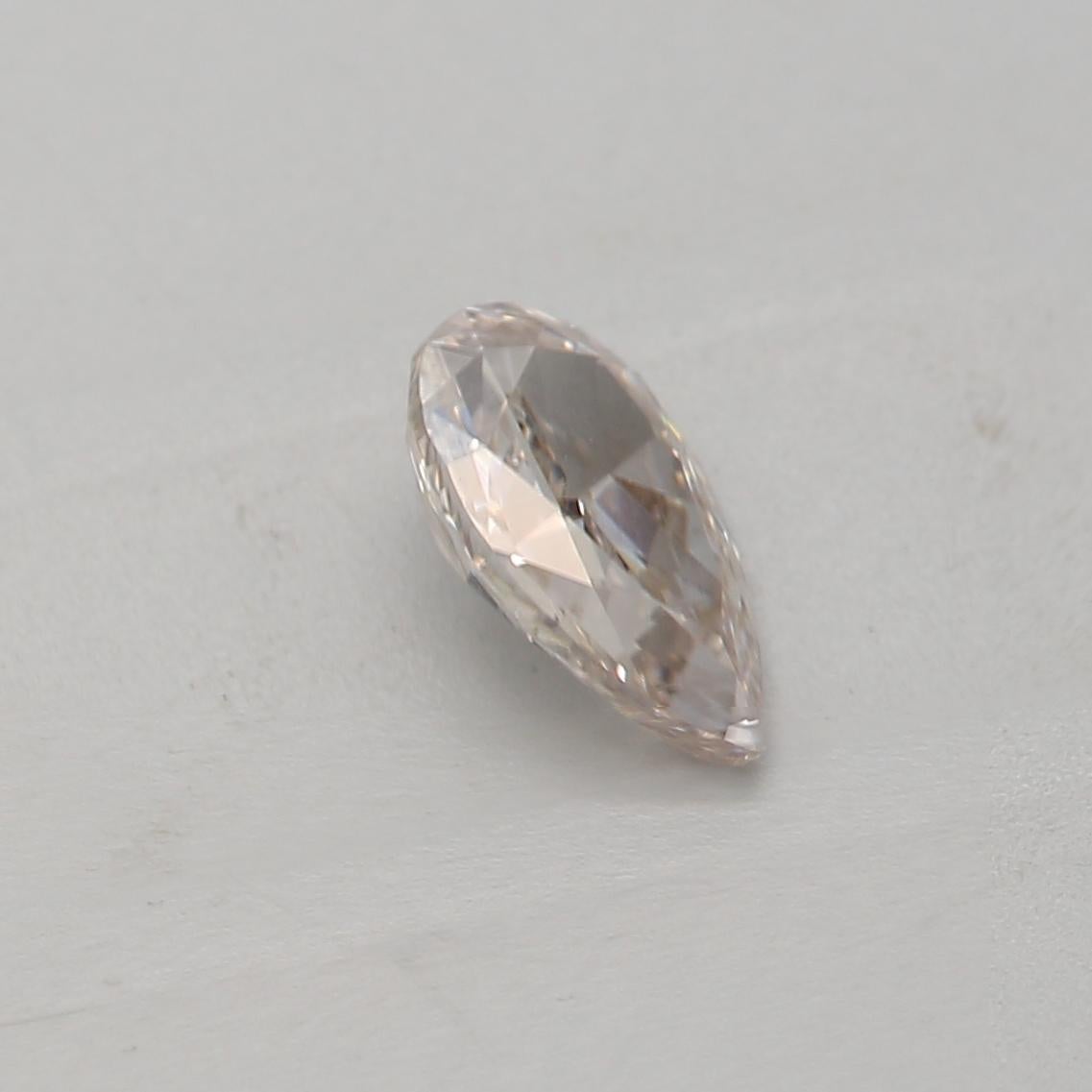 GIA-zertifiziert 0,31 Karat Fancy Light Pinkish Brown SI1 Clarity Diamant für Damen oder Herren im Angebot