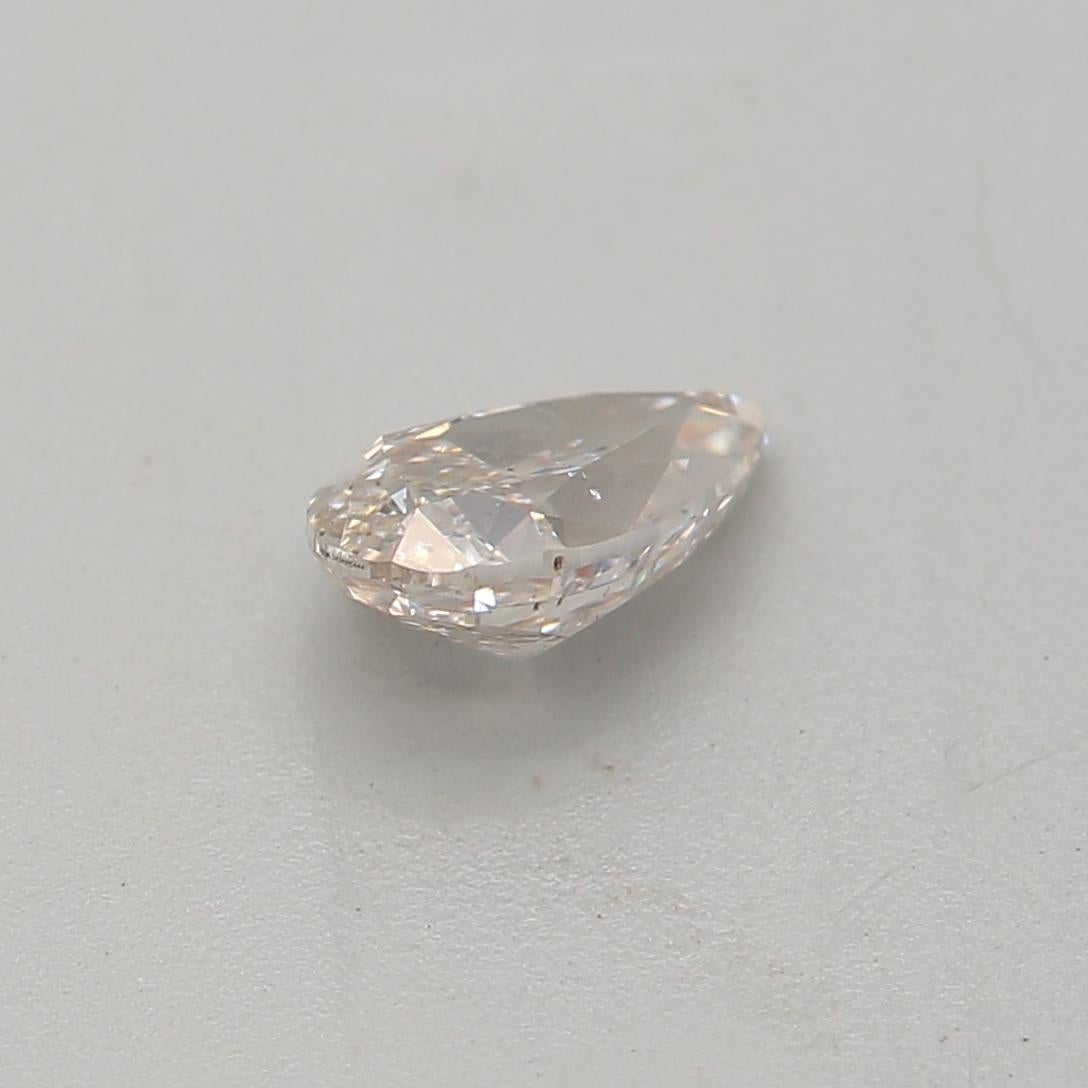 GIA Certified 0.31 Carat Light Pinkish Brown SI2 Clarity Diamond In New Condition For Sale In บางรัก, TH