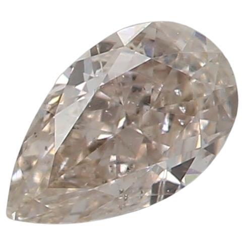 GIA-zertifizierter 0,31 Karat hellrosa-brauner Diamant der Reinheit SI2