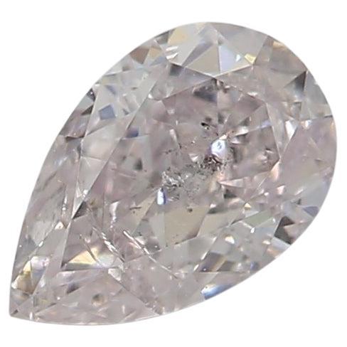 GIA Certified 0.31 Carat Very Light Pink I1 Clarity Diamond