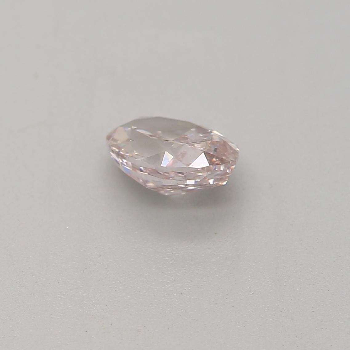 Oval Cut GIA Certified 0.32 Carat Fancy Brownish Pink SI1 Clarity Diamond For Sale