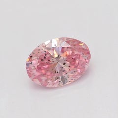 GIA Certified 0.32 Carat Fancy Pink I1 Clarity Diamond