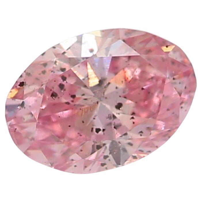 GIA Certified 0.32 Carat Fancy Pink I1 Clarity Diamond