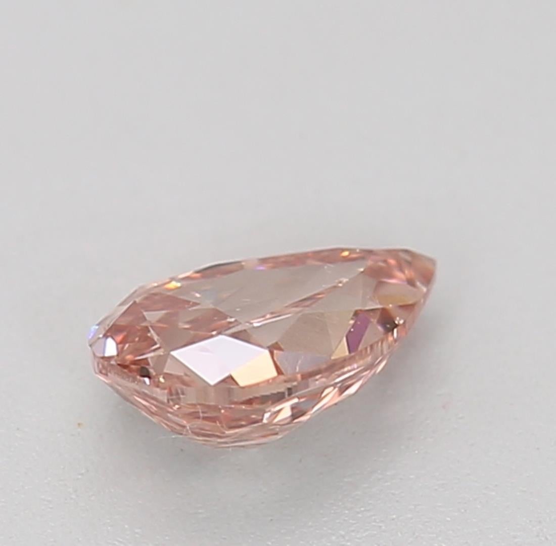 GIA Certified 0.33 Carat Faint Brownish Orangy Pink Diamond In New Condition For Sale In บางรัก, TH