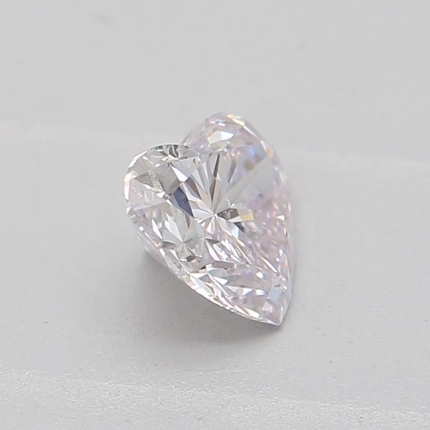 Women's or Men's GIA Certified 0.34 Carat Faint Pink VVS1 Clarity Diamond For Sale