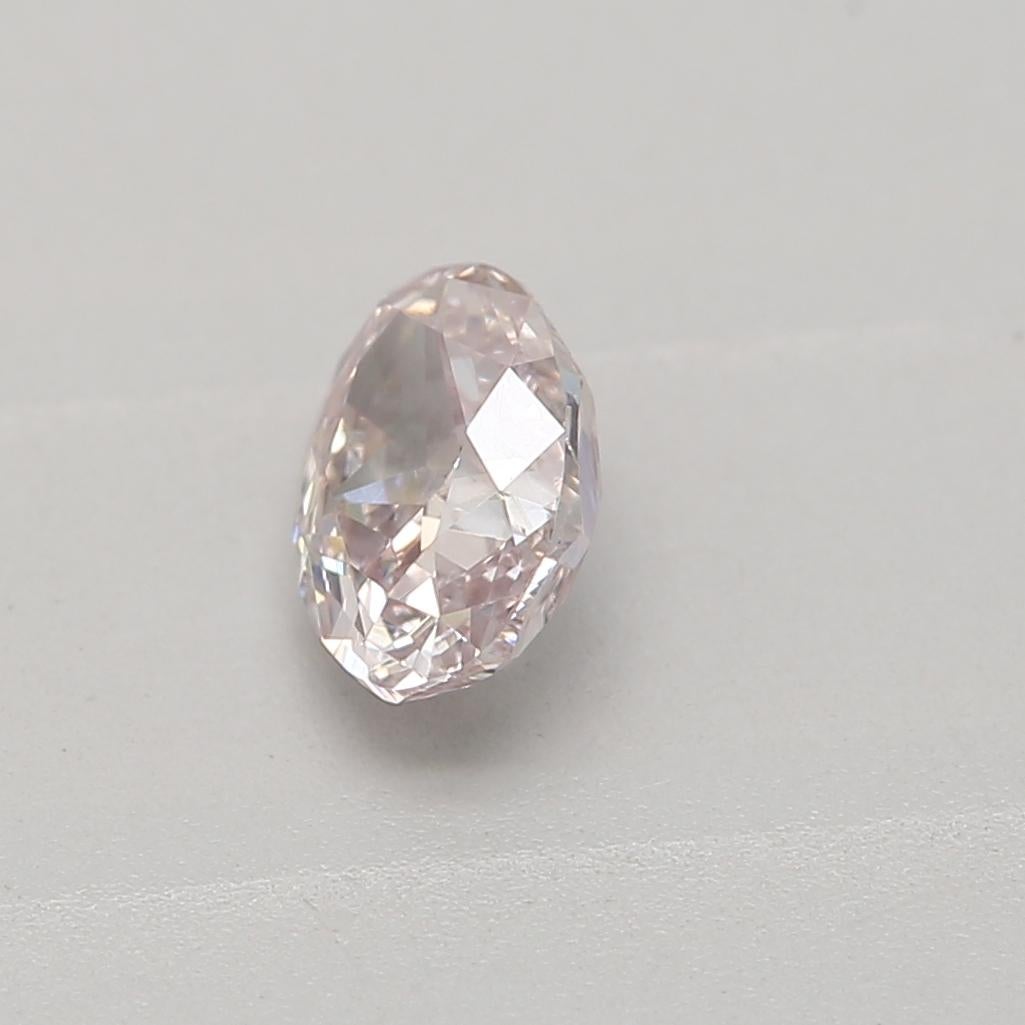 GIA Certified 0.34 Carat Fancy Light Pink SI1 Clarity Diamond In New Condition For Sale In บางรัก, TH