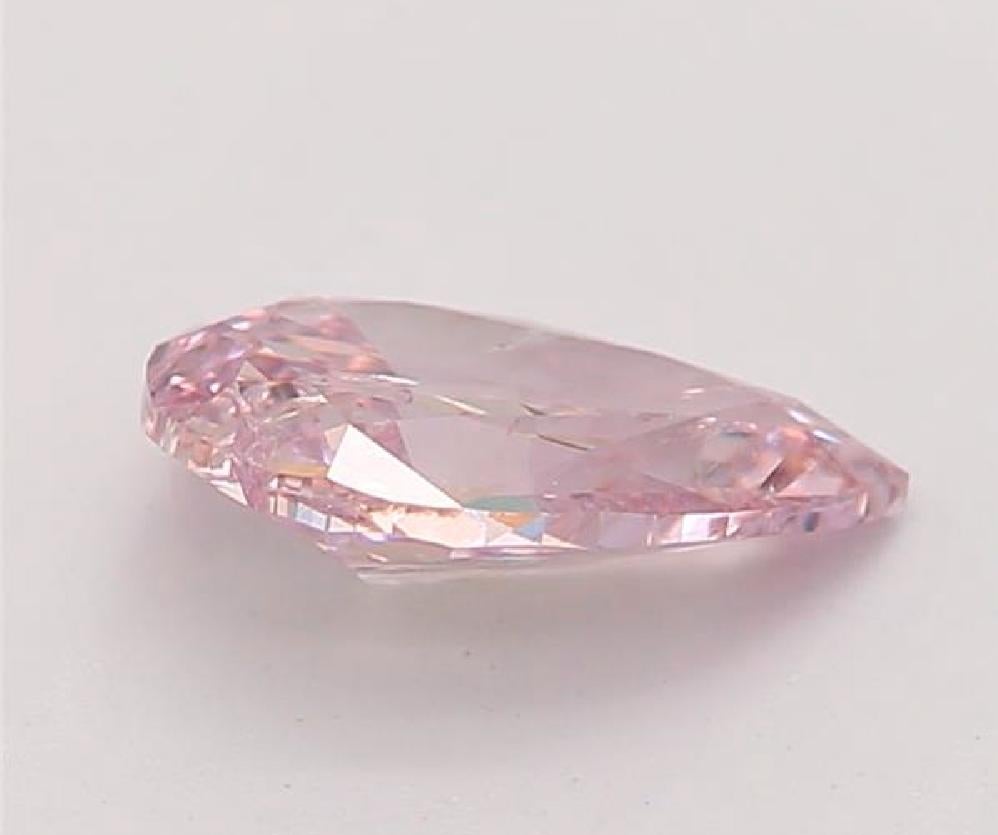 GIA-zertifiziert 0,34 Karat Fancy Lila Rosa I2 Reinheit Diamant für Damen oder Herren im Angebot
