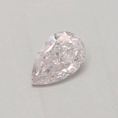 GIA Certified 0.34 Carat Very Light Pink I1 Clarity Diamond