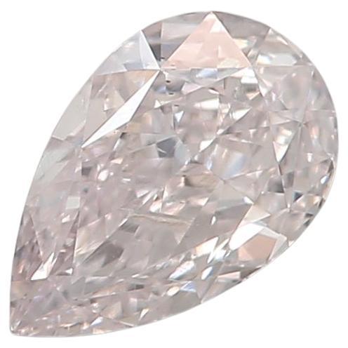 GIA Certified 0.34 Carat Very Light Pink I1 Clarity Diamond