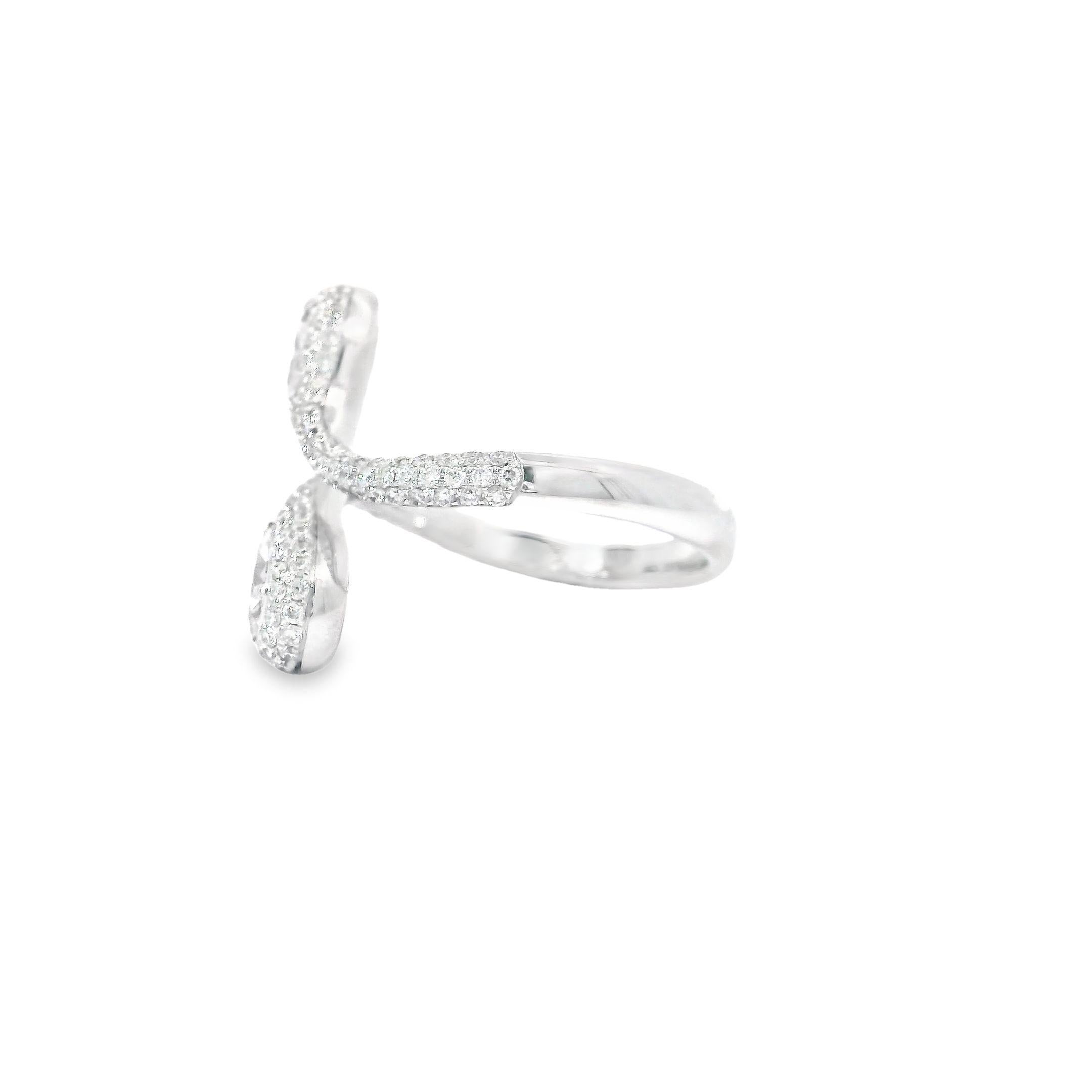 GIA Certified 0.34 CT Faint Pink VS2 / 0.42 CT Faint Pink SI2 Clarity Ring 1