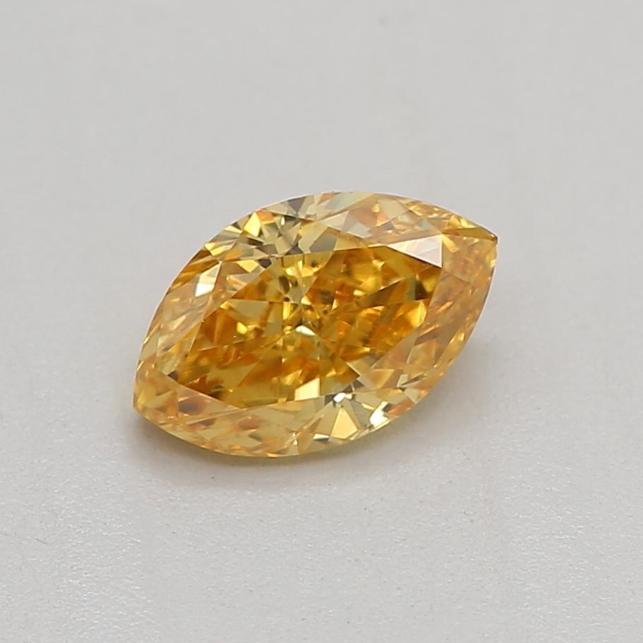 Certificat : GIA 
Numéro de rapport : 6482102508
Forme et coupe : Marquise
Poids en carats : 0,36 carat
Dimensions : 5,86 x 3,64 x 2,43 mm
Qualité de la couleur : Jaune orangé intense fantaisie

CARACTÉRISTIQUES DU DIAMANT :

Ce diamant Fancy