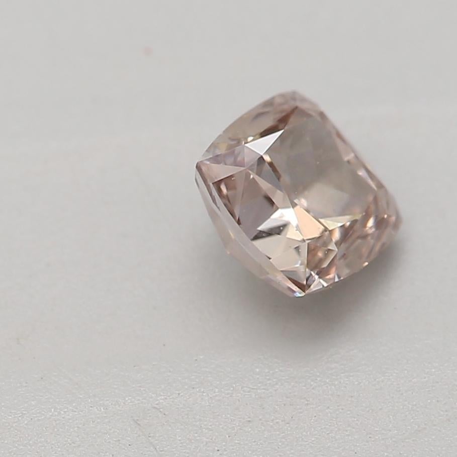 da uomo o donna GIA Certificato 0,36 Carati Fancy Pink Brown VS1 Clarity Diamond in vendita