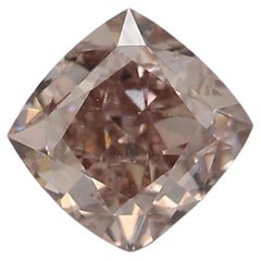 GIA Certified 0.36 Carat Fancy Pink Brown VS1 Clarity Diamond