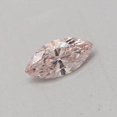 GIA Certified 0.37 Carat Fancy Light Orangy Yellow VS2 Clarity Diamond