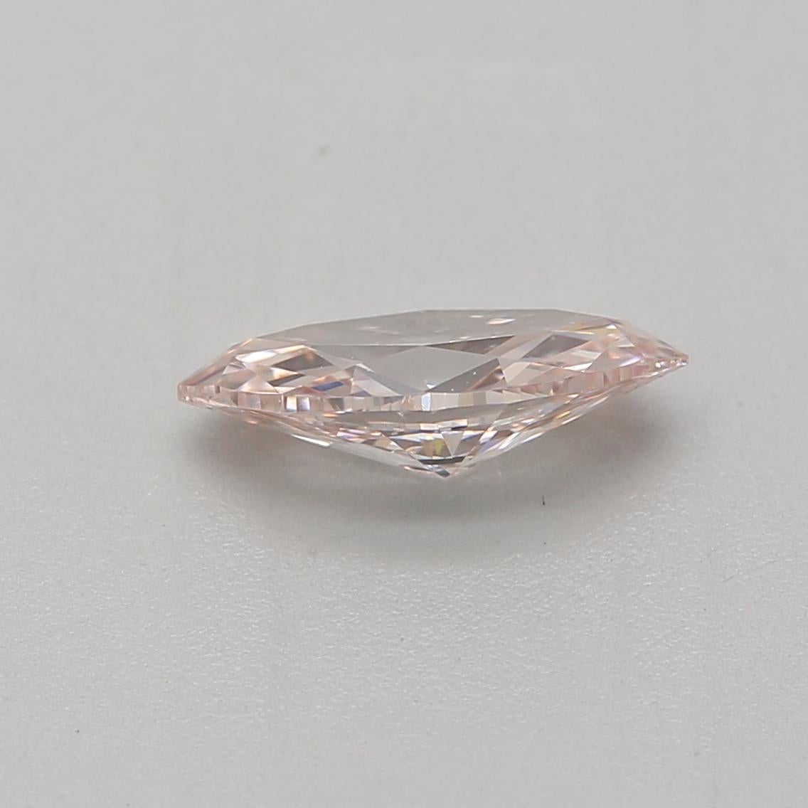 GIA Certified 0.37 Carat Fancy Light Orangy Yellow VS2 Clarity Diamond In New Condition For Sale In บางรัก, TH