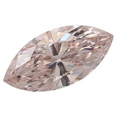 GIA zertifiziert 0,37 Karat Fancy Light Orangy Gelb VS2 Reinheit Diamant