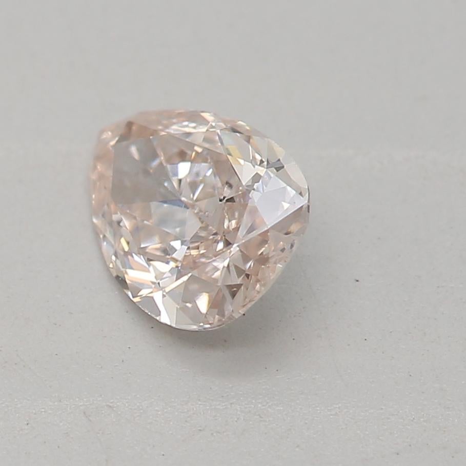 Certificate: GIA
Report Number:  5423278693
Shape And Cut: Pear
Carat Weight: 0.37 carat
Measurements:  6.20 x 4.22 x 2.20 mm
Color Grade: Fancy Light Pink Brown

FEATURES OF THE DIAMOND:

This pear-shaped diamond, also known as a teardrop shape,